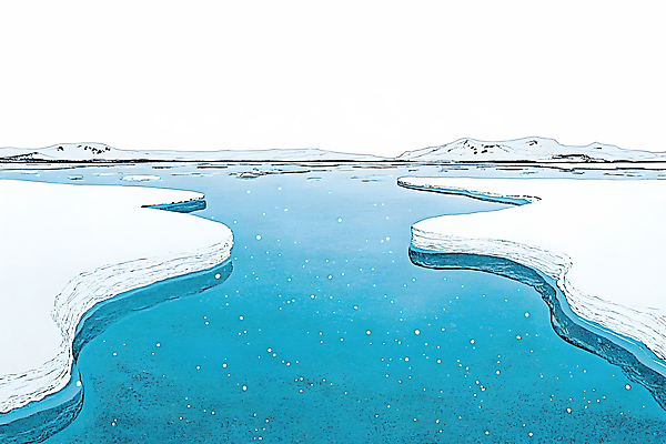 JPG 호수 겨울 일러스트 자연 풍경 사람없음 파란색 얼음 흰색 눈 빙판 겨울배경 국내일러스트 AI일러스트 AI콘텐츠 자연요소 계절 컬러 백그라운드 날씨 생태계 파일형식