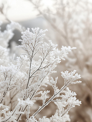 JPG 편집이미지 겨울 자연 사람없음 추위 나뭇가지 눈 디지털합성 서리 입동 편집실사 AI포토 AI콘텐츠 자연요소 나무 계절 날씨 절기 CG 생태계 파일형식