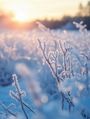 JPG 편집이미지 겨울 자연 사람없음 햇빛 추위 나뭇가지 눈 디지털합성 서리 입동 편집실사 AI포토 AI콘텐츠 자연요소 나무 계절 날씨 태양 절기 CG 생태계 파일형식