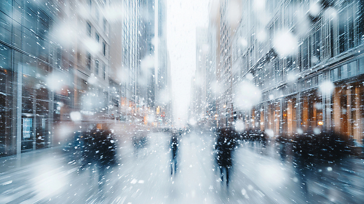 JPG 편집이미지 실루엣 겨울 거리 사람없음 아웃포커스 추위 도시 역동적 대설 눈내림 한파주의보 편집실사 AI포토 AI콘텐츠 계절 컨셉 눈_날씨 촬영기법 자연재해 절기 CG 파일형식