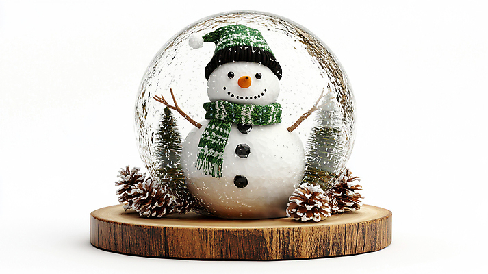 JPG 나무 편집이미지 모자 크리스마스 겨울 눈사람 사람없음 목도리 눈 디지털합성 서리 솔방울 스노글로브 편집실사 AI컴퓨터그래픽 AI콘텐츠 자연요소 식물 잡화 계절 기념일 날씨 장식 CG 파일형식