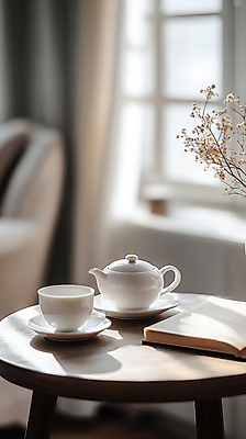 JPG 편집이미지 꽃 여유 창문 그림자 사람없음 책 빛 나뭇가지 도자기 차 찻잔 다기 찻주전자 디지털합성 힐링 나무탁자 편집실사 AI포토 AI콘텐츠 나무 식물 감정 음료 탁자 주전자 잔 다도 CG 파일형식