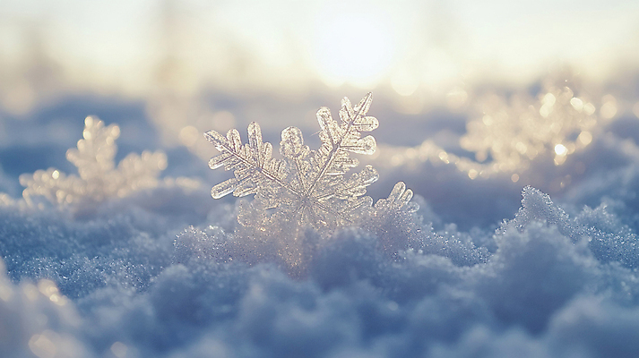 JPG 편집이미지 겨울 눈꽃 근접촬영 사람없음 눈 눈송이 디지털합성 보케 편집실사 AI포토 AI콘텐츠 자연요소 계절 뷰포인트 날씨 눈_날씨 CG 파일형식