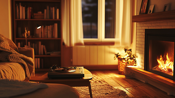 JPG 편집이미지 액자 겨울 창문 불 책장 따뜻함 사람없음 책 빛 인테리어 소파 커튼 담요 난방기 벽난로 나무탁자 난방용품 편집실사 AI포토 AI콘텐츠 자연요소 디자인 계절 가구 의자 탁자 CG 오브젝트 난방 파일형식