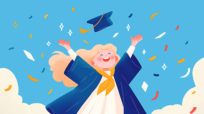 PSD 구름 여자 교육 행복 초등학생 어린이 일러스트 학사모 졸업 새출발 폭죽 초등학교 졸업생 한명 웃음 소녀 파란색 반짝임 만세 졸업가운 던지기 즐거움 소녀한명만 국내일러스트 자연요소 모자_잡화 1 학생 감정 컬러 학교 모션 새로움 표정 사람 가운 출발 여자한명만 소녀만 파일형식