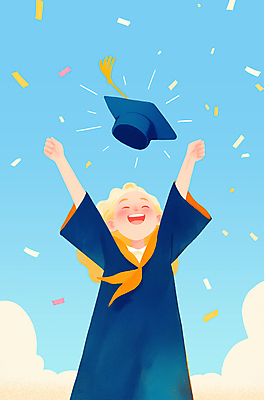 PSD 구름 여자 교육 행복 초등학생 어린이 일러스트 학사모 졸업 새출발 폭죽 초등학교 졸업생 한명 웃음 소녀 파란색 만세 졸업가운 던지기 졸업장 즐거움 소녀한명만 국내일러스트 자연요소 모자_잡화 1 학생 감정 컬러 학교 모션 새로움 표정 사람 가운 출발 여자한명만 소녀만 파일형식