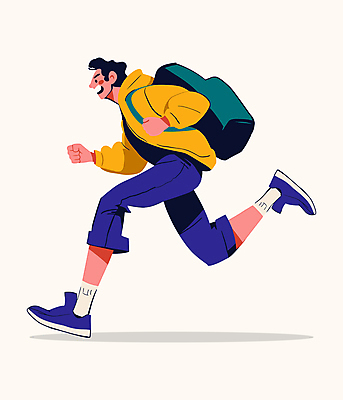 전신 남자 스포츠 일러스트 건강 그림자 한명 성인 옆모습 달리기 주먹 에너지 즐거움 백팩 활기 러닝 성인남자한명만 국내일러스트 AI파일 1 감정 뷰포인트 컨셉 가방 모션 사람 남자한명만 성인남자만 파일형식 벡터