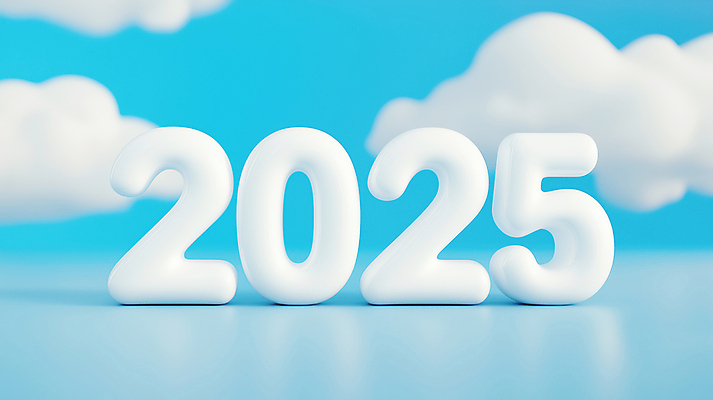 JPG 구름 편집이미지 하늘색 하늘 새해 그림자 타이포그라피 사람없음 숫자 입체문자 2025년 을사년 편집실사 AI컴퓨터그래픽 AI콘텐츠 자연요소 문자 파란색 연도 CG 파일형식