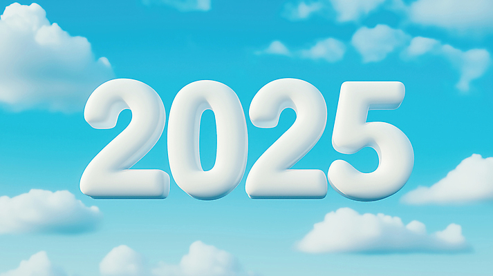 JPG 구름 편집이미지 하늘색 하늘 새해 그림자 타이포그라피 사람없음 숫자 입체문자 2025년 을사년 편집실사 AI컴퓨터그래픽 AI콘텐츠 자연요소 문자 파란색 연도 CG 파일형식