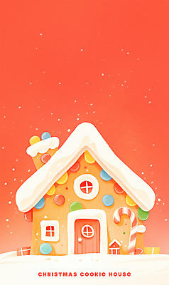 PSD 크리스마스 겨울 일러스트 사탕 사람없음 빨간색 쿠키 눈 달콤 젤리 과자집 눈내림 국내일러스트 자연요소 계절 기념일 컬러 날씨 디저트 눈_날씨 맛 파일형식