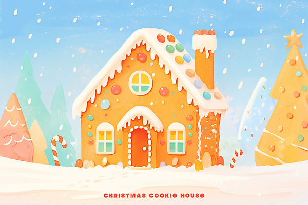 PSD 크리스마스 겨울 일러스트 사탕 풍경 사람없음 크리스마스트리 쿠키 눈 달콤 젤리 과자집 눈내림 국내일러스트 자연요소 계절 기념일 날씨 디저트 눈_날씨 맛 파일형식