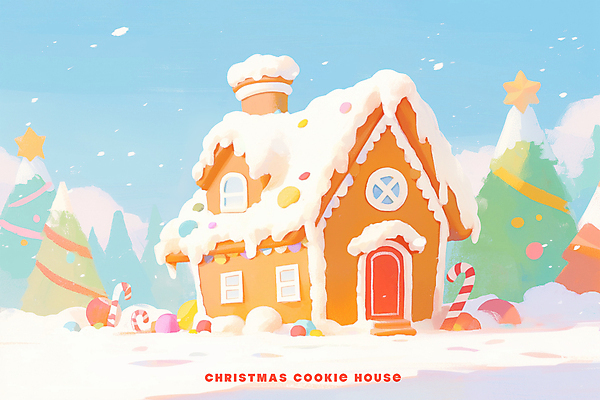 PSD 크리스마스 겨울 일러스트 사탕 풍경 사람없음 크리스마스트리 쿠키 눈 달콤 젤리 과자집 별장식 눈내림 국내일러스트 자연요소 계절 기념일 별 날씨 디저트 눈_날씨 장식 맛 파일형식