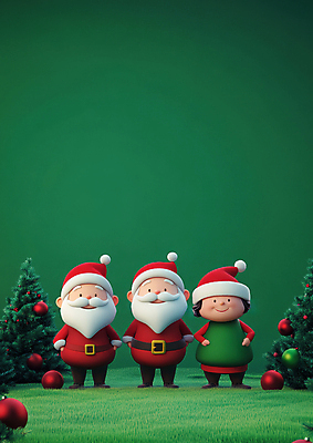 JPG 편집이미지 여자 할아버지 노년 남자 중년 허리손 크리스마스 겨울 산타모자 산타옷 3D캐릭터 미소 잔디 세명 초록색 크리스마스트리 산타클로스 아줌마 주머니손 오너먼트 편집3D AI컴퓨터그래픽 AI콘텐츠 식물 캐릭터 모자_잡화 옷 계절 기념일 컬러 포즈 크리스마스장식 모션 표정 사람 성인 3D 주부 파일형식