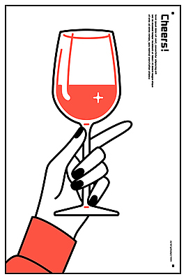 손 음료 와인잔 라인일러스트 일러스트 팔찌 잔 들기 신체부위 장식 파티 흰색 축하 건배 세련 국내일러스트 AI파일 식기 컬러 컨셉 술잔 장신구 모션 사람 이벤트 파일형식 벡터