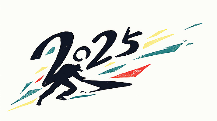 JPG 디자인 일러스트 캘리그라피 새해 한명 성인 컬러풀 그리기 성인한명만 2025년 을사년 국내일러스트 AI일러스트 AI콘텐츠 1 컬러 모션 사람 연도 성인만 파일형식