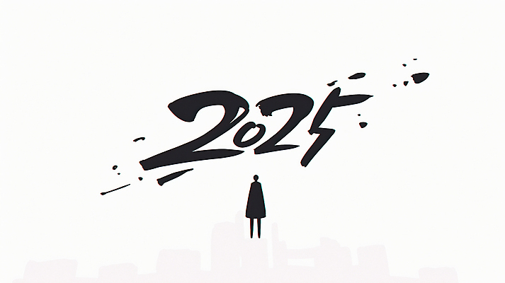 JPG 디자인 일러스트 캘리그라피 새해 사람모양 한명 서기 검은색 도시 2025년 을사년 국내일러스트 AI일러스트 AI콘텐츠 모양 1 컬러 모션 사람 연도 파일형식