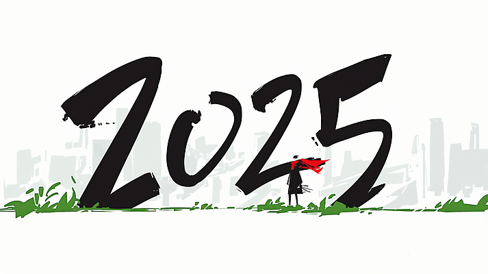 JPG 디자인 응시 일러스트 캘리그라피 새해 사람모양 한명 사람 검은색 도시 풀 2025년 을사년 국내일러스트 AI일러스트 AI콘텐츠 모양 식물 1 시선 컬러 연도 파일형식