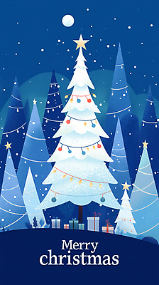 JPG 나무 별 크리스마스 겨울 일러스트 밤하늘 사람없음 장식 파란색 선물상자 빛 크리스마스트리 보름달 눈 숲 편안함 국내일러스트 AI일러스트 AI콘텐츠 자연요소 식물 계절 기념일 컬러 하늘 날씨 선물 상자 달 감각 야간 파일형식