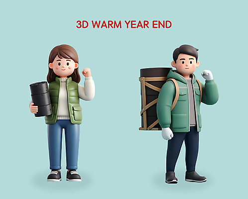 전신 PSD 편집이미지 여자 남자 겨울 사랑 미소 성인 두명 3D 파이팅 봉사 입체 지게 연탄 불우이웃돕기 엘리먼트 연말 연탄배달 성인만 편집3D 계절 감정 모션 표정 사람 도움 배송 디지털합성 파일형식