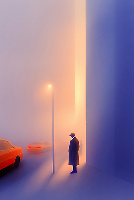 JPG 전신 편집이미지 남자 가로등 자동차 그림자 한명 서기 성인 빛 안개 가을 도시 주머니손 성인남자한명만 편집실사 AI컴퓨터그래픽 AI콘텐츠 1 계절 공공시설 육상교통 모션 날씨 사람 CG 남자한명만 성인남자만 파일형식