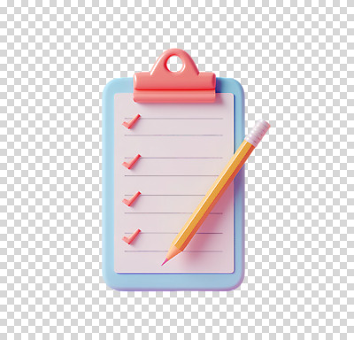 편집이미지 종이 누끼 사람없음 연필 체크표시 PNG 서류판 차트보드 체크리스트 학용품 필기구 사무용품 확인 파일형식