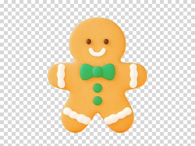편집이미지 리본 크리스마스 미소 누끼 사람없음 PNG 진저맨 진저쿠키 기념일 표정 쿠키 파일형식
