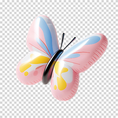 편집이미지 분홍색 나비 누끼 사람없음 3D 풍선 PNG 컬러 곤충 디지털합성 파일형식