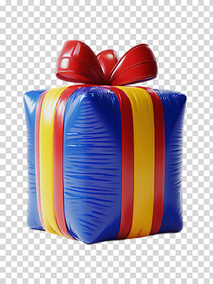 편집이미지 누끼 사람없음 빨간색 파란색 선물상자 노란색 3D 풍선 PNG 컬러 선물 상자 디지털합성 파일형식