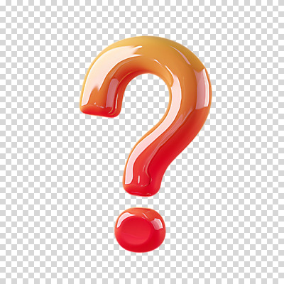 편집이미지 누끼 사람없음 빨간색 3D 물음표 입체 그라데이션 PNG 기호 컬러 디지털합성 파일형식