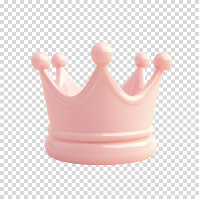 편집이미지 분홍색 왕관 누끼 사람없음 3D 질감 광택 PNG 컬러 디지털합성 파일형식