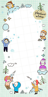 전신 PSD 나무 구름 여자 남자 어린이 겨울 일러스트 눈사람 조류 소녀 소년 여러명 만세 눈 던지기 귀마개 눈싸움 눈덩이 민트색 어린이만 카피스페이스 국내일러스트 자연요소 식물 동물 잡화 계절 컬러 다수 모션 날씨 눈_날씨 사람 공백 싸움 파일형식