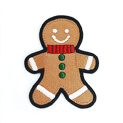 편집이미지 계절 기념일 크리스마스 CG 진저쿠키 파일형식 와펜 스티커 오브젝트 자수 심플 겨울 진저맨 PSD 크리스마스장식 사람없음 편집실사 이미지편집