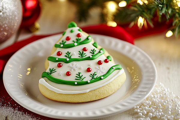 JPG 편집이미지 접시 크리스마스장식 크리스마스 눈꽃 사람없음 크리스마스트리 쿠키 보케 솔잎 핀전구 오너먼트 플레이팅 편집실사 AI포토 AI콘텐츠 식기 기념일 잎 전구 디저트 눈_날씨 상차림 CG 파일형식