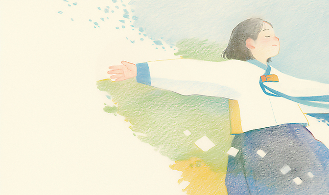 JPG 여자 겨울 일러스트 한명 상반신 성인 눕기 한복 손그림 감성 성인여자한명만 국내일러스트 AI일러스트 AI콘텐츠 1 한국전통 계절 컨셉 모션 사람 전통의상 여자한명만 성인여자만 파일형식