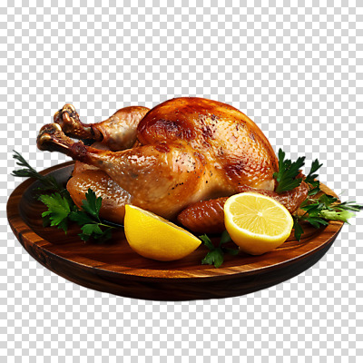 편집이미지 그릇 누끼 사람없음 통닭 레몬 허브 PNG 식물 식기 과일 치킨 파일형식