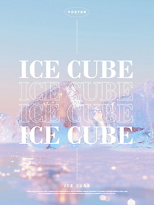 PSD 편집이미지 포스터 겨울 사람없음 반짝임 깨끗함 얼음 투명 차가움 레이아웃 파스텔톤 몽환 이미지편집 자연요소 계절 컬러 컨셉 모션 파일형식