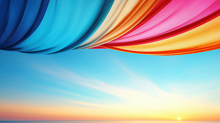 JPG 구름 편집이미지 예술 곡선 추상 사람없음 컬러풀 태양 천 부드러움 이미지편집 편집실사 AI컴퓨터그래픽 AI콘텐츠 자연요소 선 컬러 무늬 직물 감각 CG 파일형식