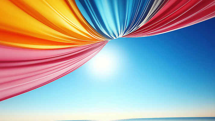 JPG 편집이미지 예술 곡선 하늘 추상 사람없음 컬러풀 태양 천 이미지편집 편집실사 AI컴퓨터그래픽 AI콘텐츠 자연요소 선 컬러 무늬 직물 CG 파일형식