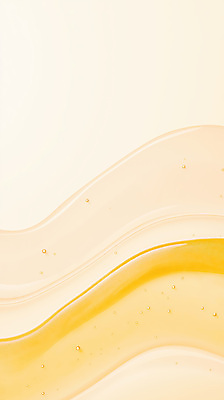 JPG 편집이미지 백그라운드 곡선 사람없음 뷰티 노란색 화장품 액체 질감 살구색 앰플 젤 편집실사 AI포토 AI콘텐츠 선 컬러 CG 파일형식