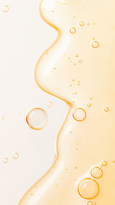 JPG 편집이미지 백그라운드 곡선 사람없음 뷰티 노란색 화장품 거품 액체 질감 앰플 젤 편집실사 AI포토 AI콘텐츠 선 컬러 CG 파일형식