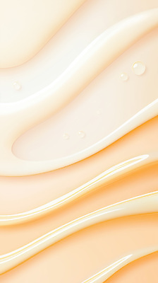 JPG 편집이미지 백그라운드 곡선 사람없음 뷰티 주황색 화장품 액체 크림 질감 로션 그라데이션 살구색 편집실사 AI포토 AI콘텐츠 선 컬러 CG 파일형식