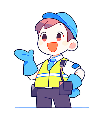 캐릭터 허리손 일러스트 한명 손짓 성인 손들기 교통경찰 안전조끼 캡모자 일러캐릭터 AI파일 모자_잡화 1 포즈 모션 사람 경찰 파일형식 벡터