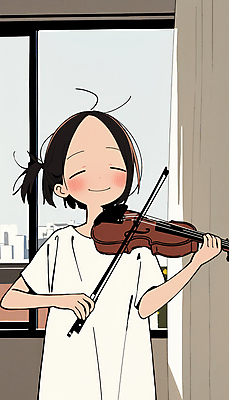 JPG 여자 어린이 연주 일러스트 창문 바람 실내 밝음 한명 소녀 햇빛 집중 연습 바이올린 소녀한명만 국내일러스트 AI일러스트 AI콘텐츠 자연요소 1 음악 컨셉 현악기 날씨 사람 내부 태양 여자한명만 소녀만 파일형식