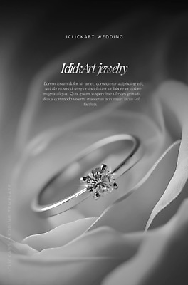 PSD 템플릿 포스터 결혼 프로포즈 흑백 사람없음 빛 장미 반지 보석 다이아몬드 이미지템플릿 웨딩밴드 꽃 장신구 촬영기법 이벤트 광석 결혼반지 파일형식