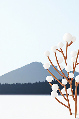 JPG 겨울 일러스트 자연 산 눈꽃 사람없음 평화 설원 나뭇가지 눈 겨울풍경 미니멀 눈덮임 국내일러스트 AI일러스트 AI콘텐츠 자연요소 나무 계절 컨셉 날씨 눈_날씨 풍경 생태계 파일형식