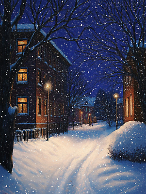 JPG 나무 편집이미지 겨울 가로등 주택 사람없음 빛 마을 저녁 주택가 눈길 눈내림 눈덮임 편집실사 AI포토 AI콘텐츠 식물 계절 공공시설 길 컨셉 눈_날씨 건물 야간 CG 파일형식