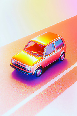 JPG 편집이미지 도로 비즈니스 자동차 그림자 사람없음 빛 컬러풀 네온 광택 홀로그램 편집3D AI컴퓨터그래픽 AI콘텐츠 길 육상교통 컬러 교통시설 3D 파일형식