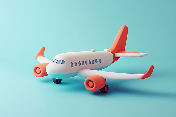 JPG 편집이미지 행복 여행 하늘색 비행기 사람없음 3D 즐거움 설레임 비행기모형 편집3D AI컴퓨터그래픽 AI콘텐츠 감정 항공교통 대중교통 파란색 모형 디지털합성 파일형식