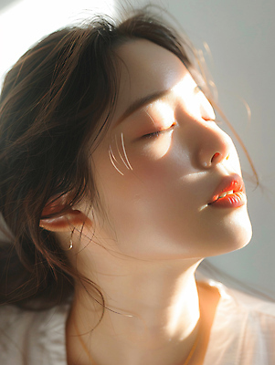 JPG 모델 편집이미지 여자 얼굴 한명 성인 햇빛 뷰티 화장품 성형외과 의료성형뷰티 성인여자한명만 편집실사 AI인물포토 AI콘텐츠 1 병원 사람 신체부위 태양 CG 여자한명만 성인여자만 파일형식 AI포토