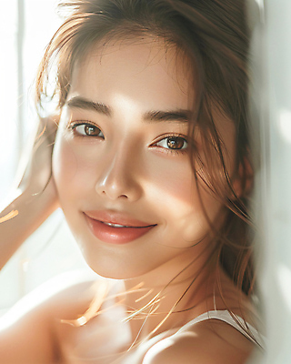 JPG 모델 편집이미지 여자 얼굴 한명 성인 햇빛 뷰티 화장품 성형외과 의료성형뷰티 성인여자한명만 편집실사 AI인물포토 AI콘텐츠 1 병원 사람 신체부위 태양 CG 여자한명만 성인여자만 파일형식 AI포토